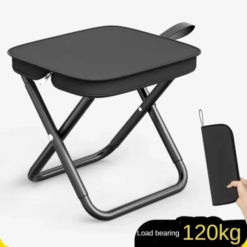 2024 New Ultra-Light Folding Mini Chair – Portable Camping, Fishing, Travel, and Subway Lounge Stool